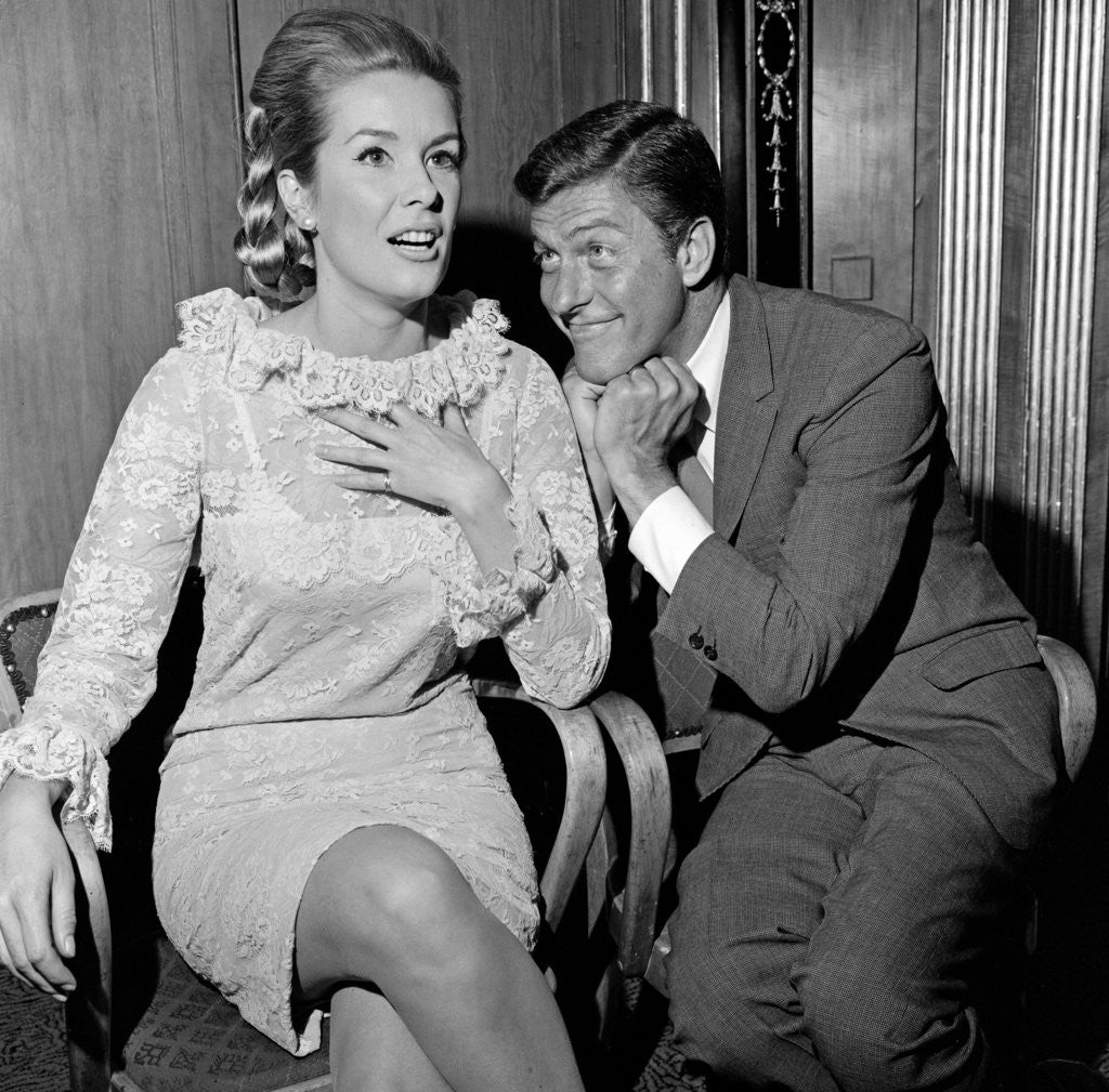 Detail of Dick Van Dyke and Sally Ann Howes at The Dorchester Hotel by Maurice Kaye