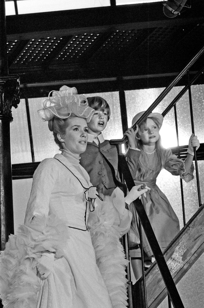 Detail of Dick Van Dyke and Sally Ann Howes with Chitty Chitty Bang Bang by Bela Zola