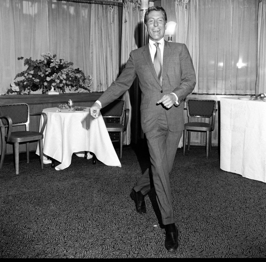 Detail of Dick Van Dyke at The Dorchester Hotel by Maurice Kaye