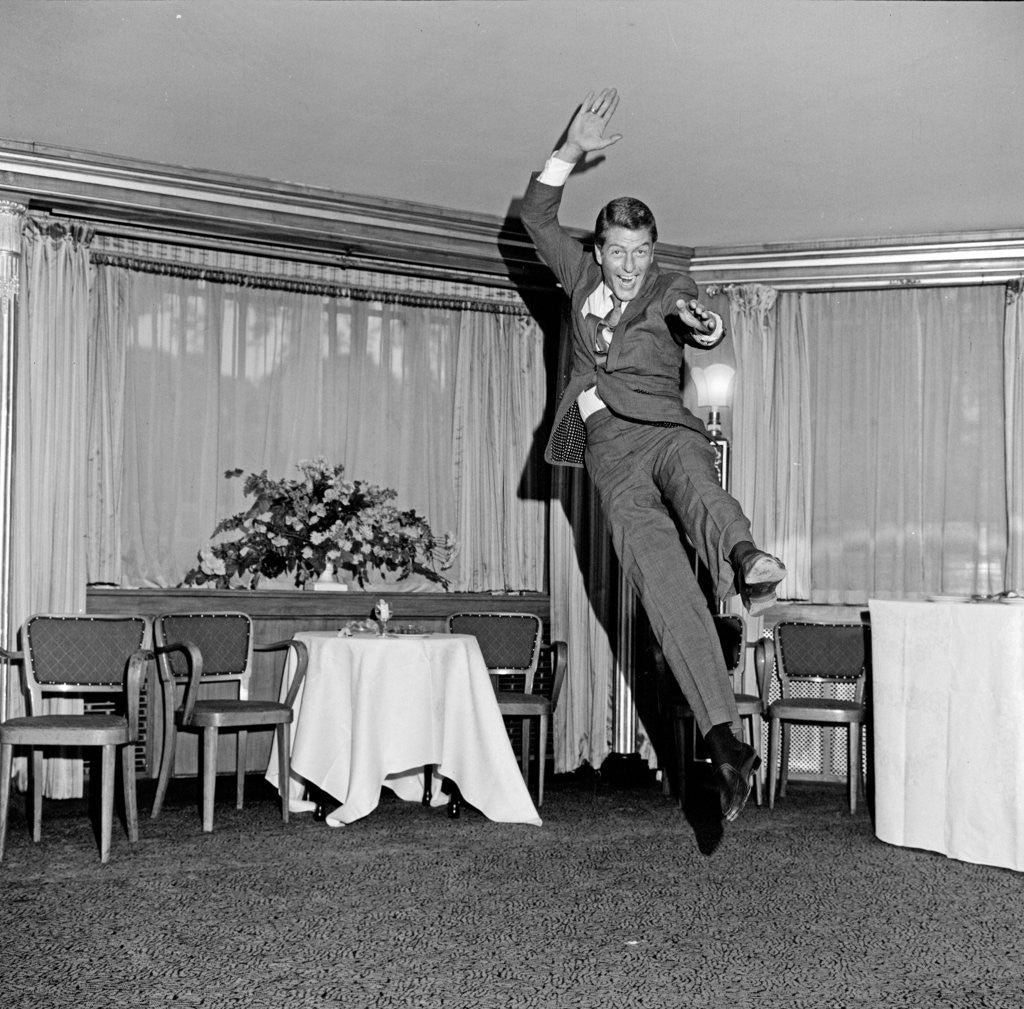 Detail of Dick Van Dyke at The Dorchester Hotel by Maurice Kaye