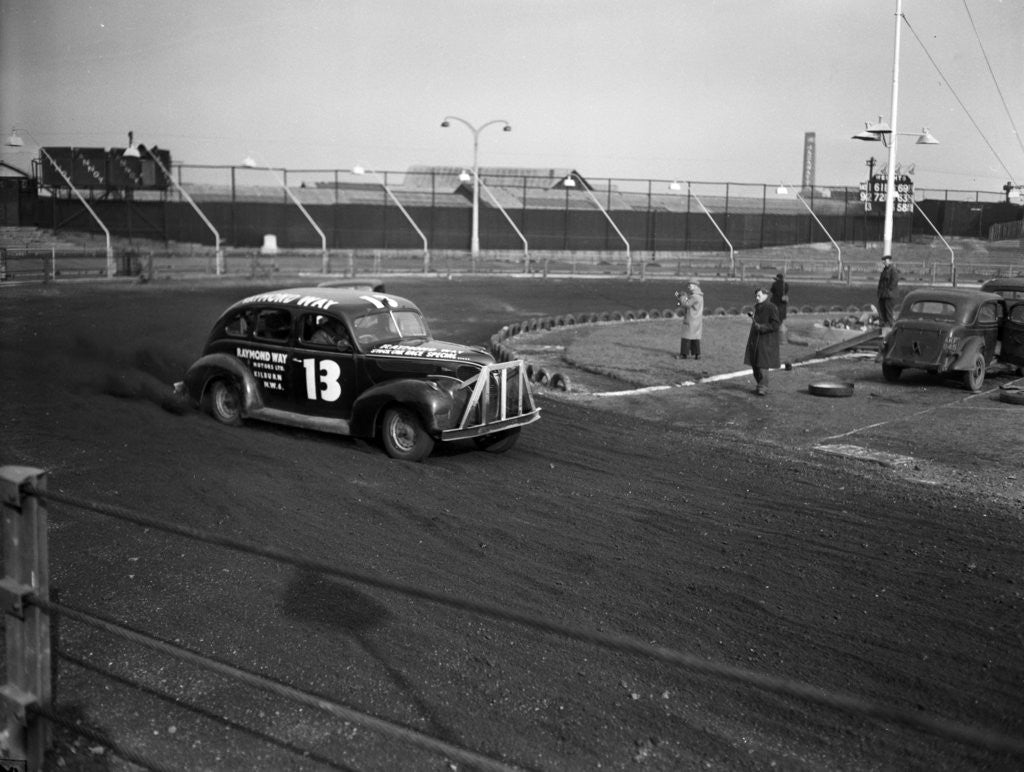 Detail of Stock Car Racing by Marshall