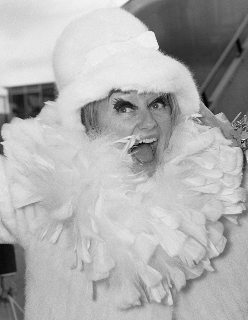 Detail of Comedienne Phyllis Diller by Vic Crawshaw