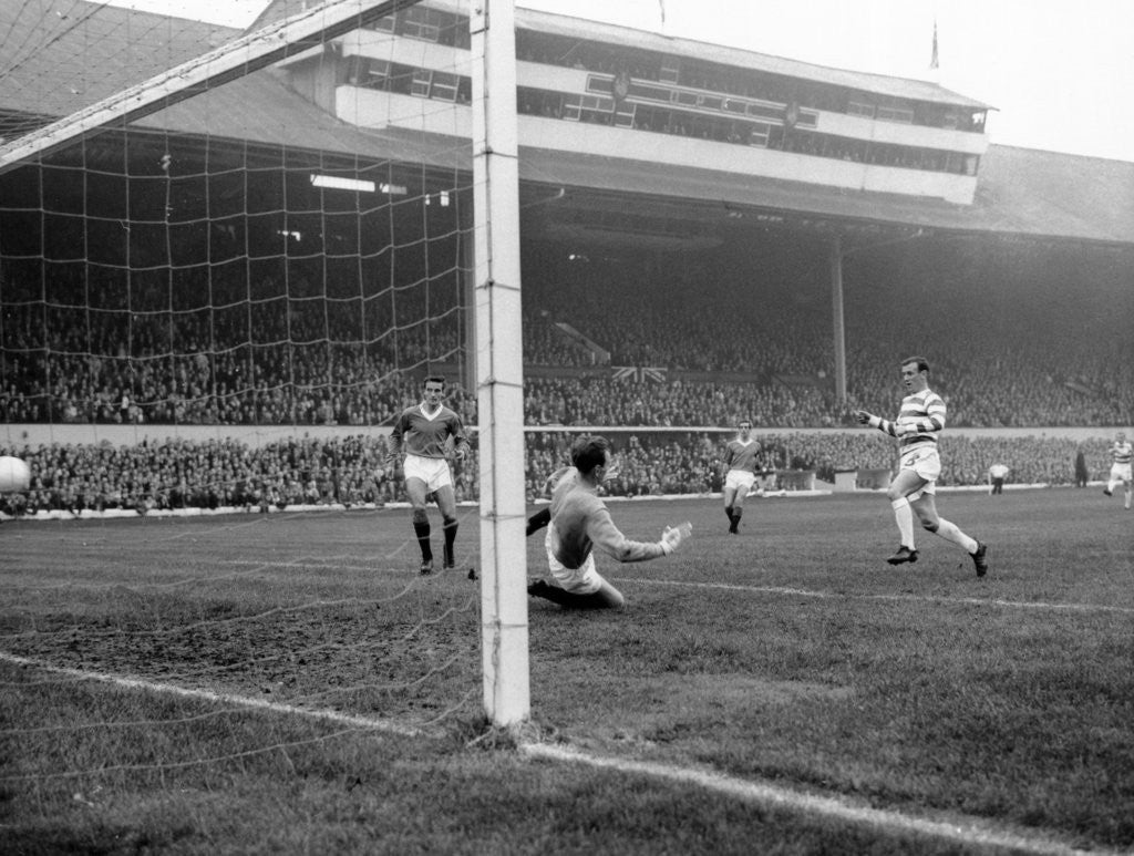 Detail of Scottish League Cup by Sunday Mail