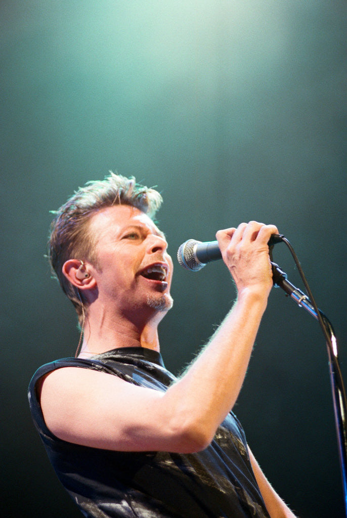 Detail of David Bowie, 1995 by Staff