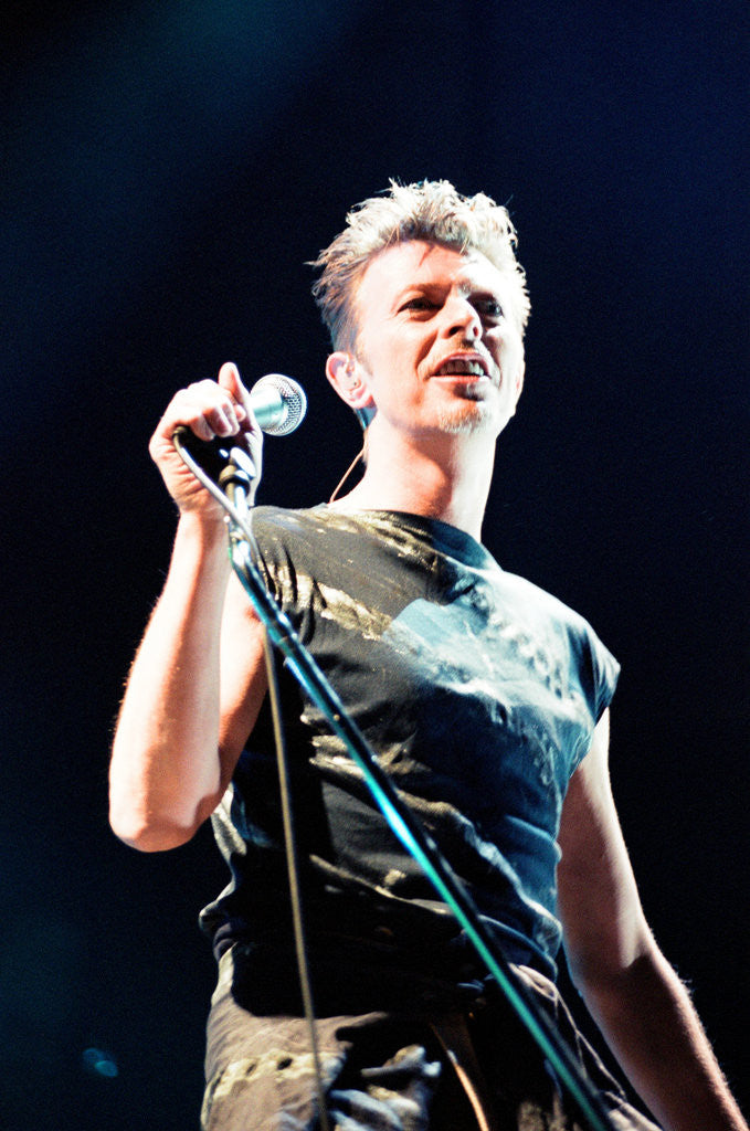 Detail of David Bowie, 1995 by Staff