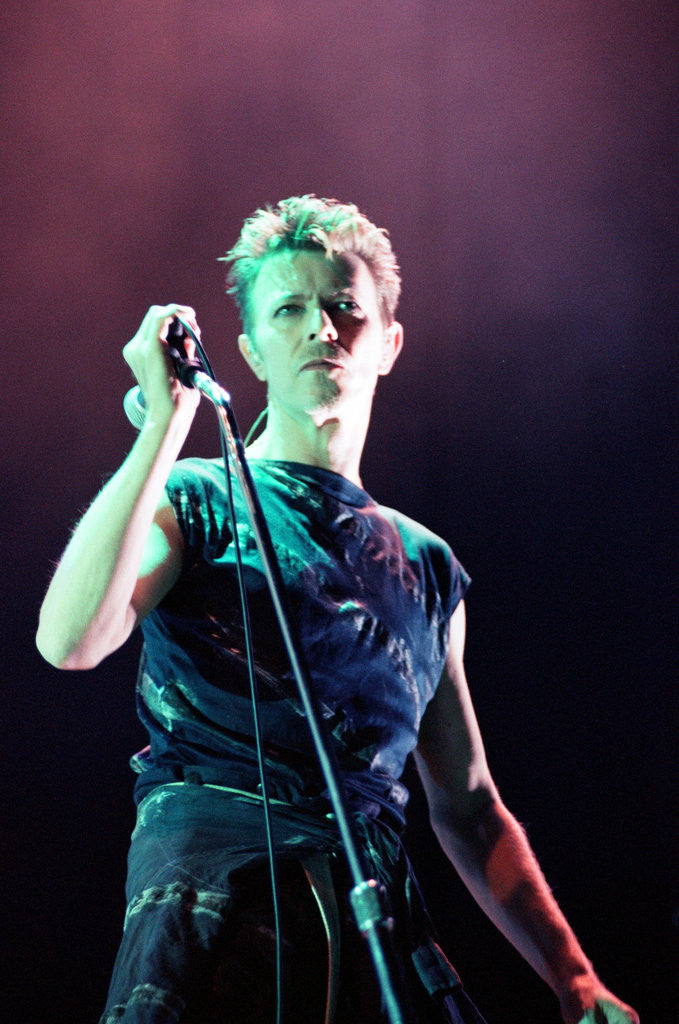 Detail of David Bowie, 1995 by Staff