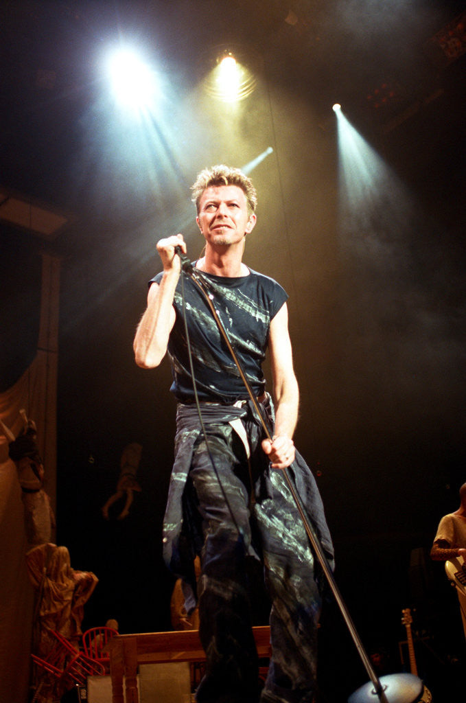 Detail of David Bowie, 1995 by Staff