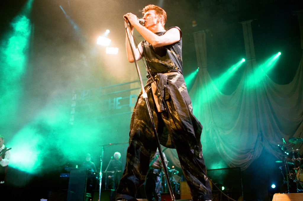 Detail of David Bowie, 1995 by Staff