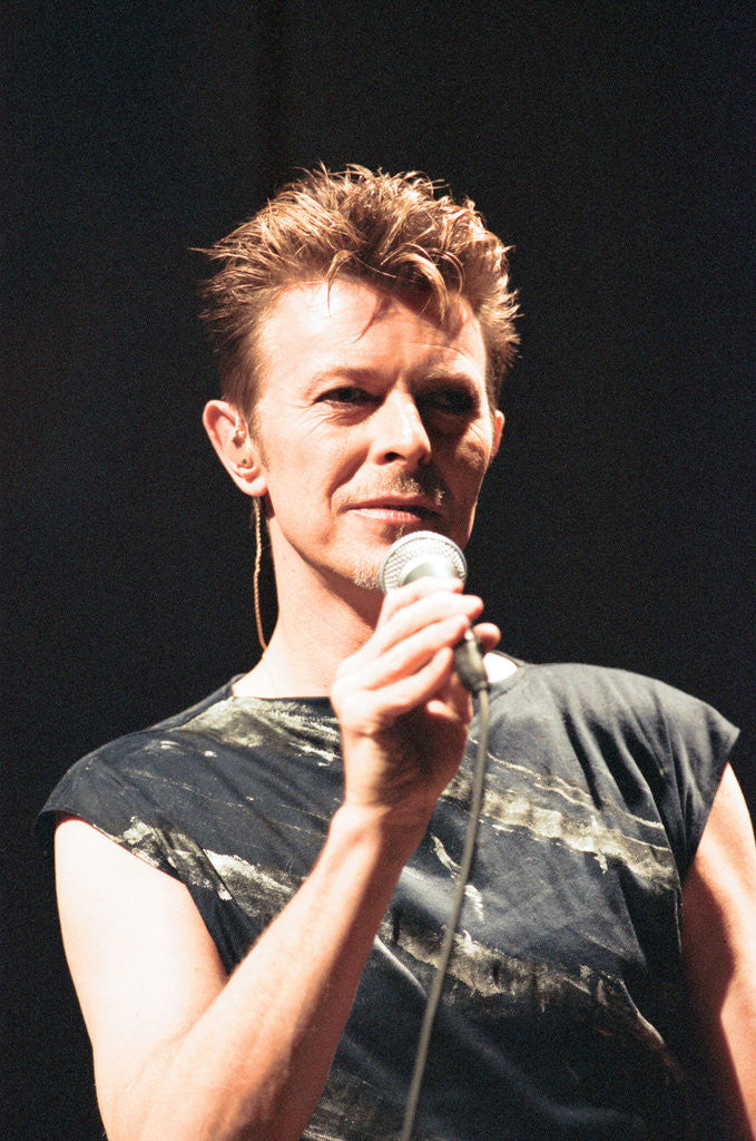 Detail of David Bowie, 1995 by Staff