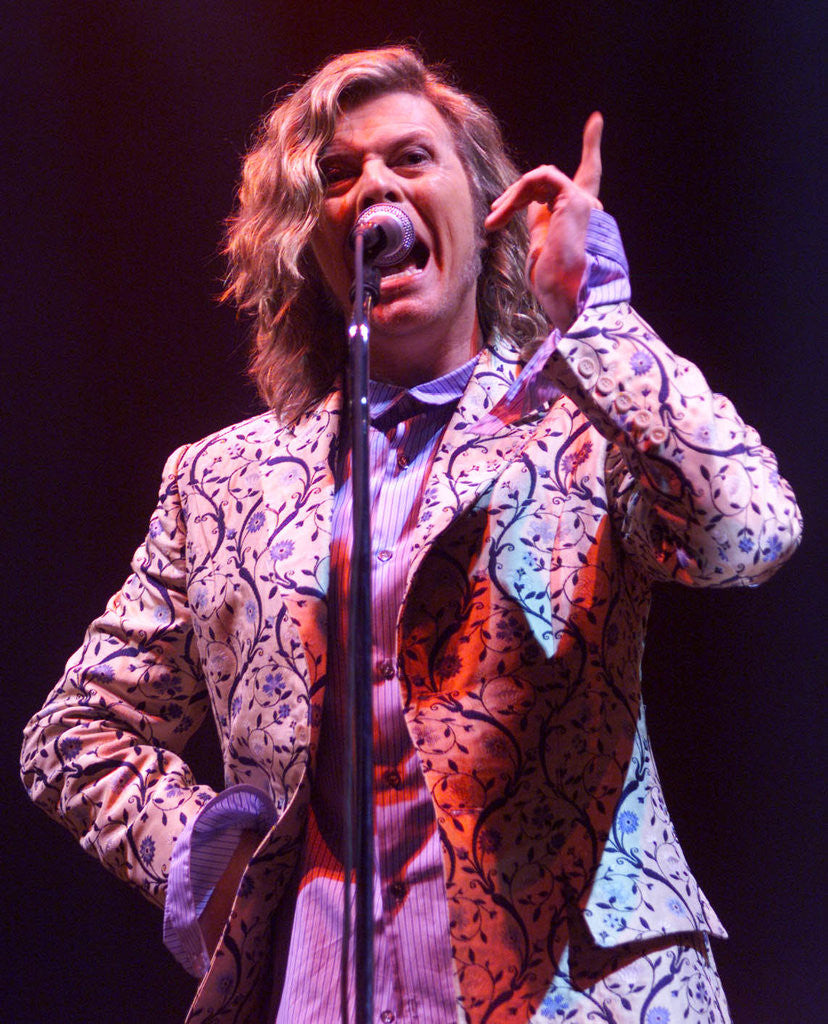 Detail of DAVID BOWIE GLASTONBURY FESTIVAL 2000 by Atkinson