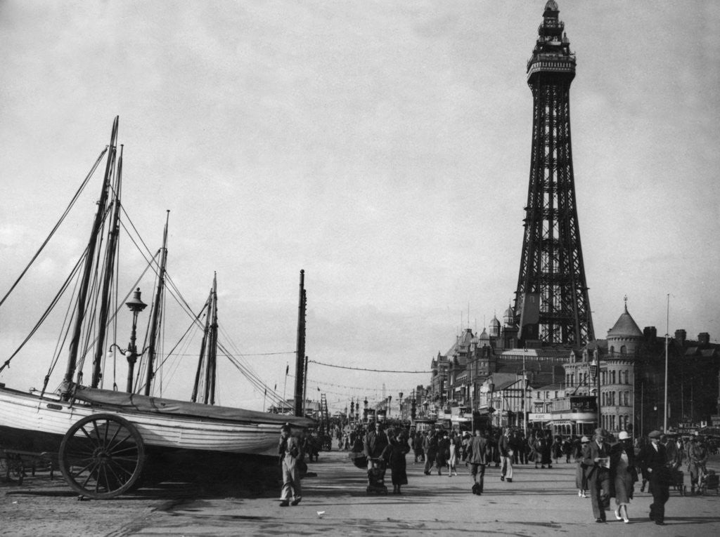 Detail of Blackpool, Lancashire, September 1934 by MEN