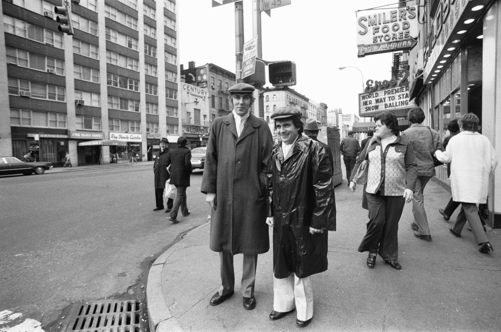 Detail of Peter Cook and Dudley Moore as 