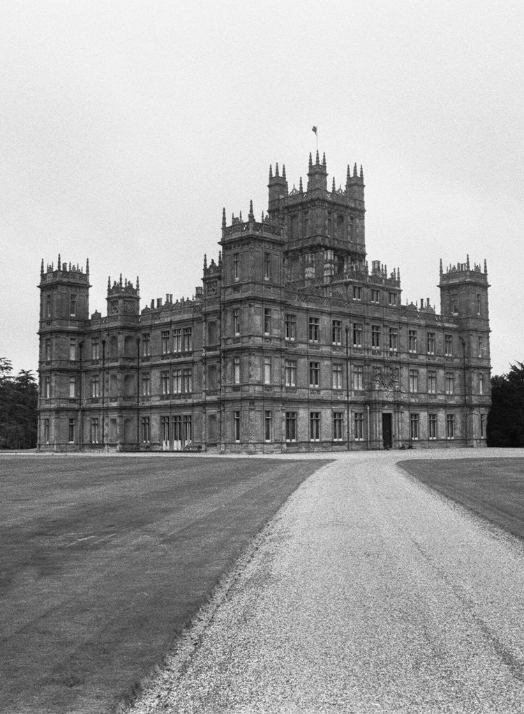 Detail of Highclere Castle by Simon Templeman
