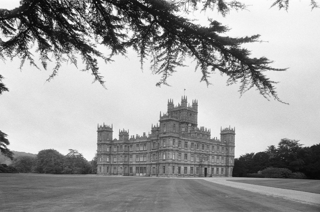Detail of Highclere Castle by Simon Templeman