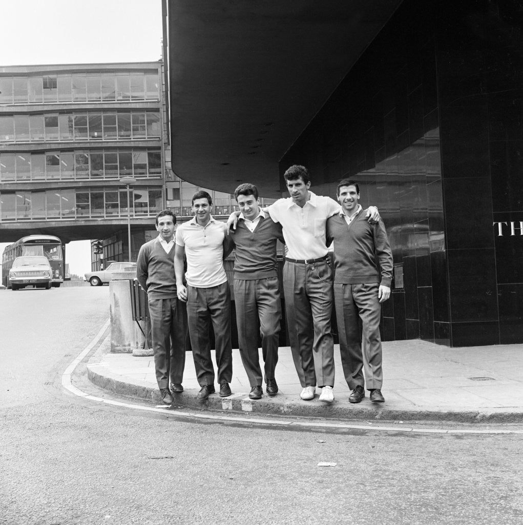 Detail of Antonio Rattin by Gerry Armes