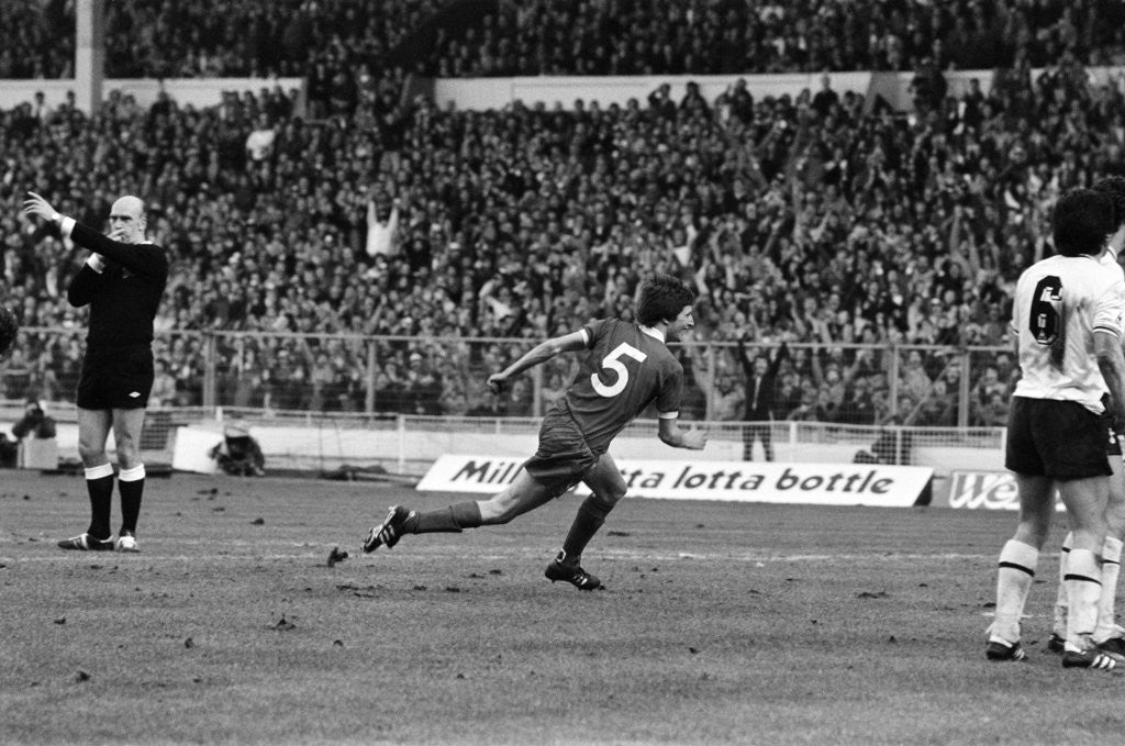 Detail of Liverpool v Tottenham Hotspur, 1982 by Cook / Olley