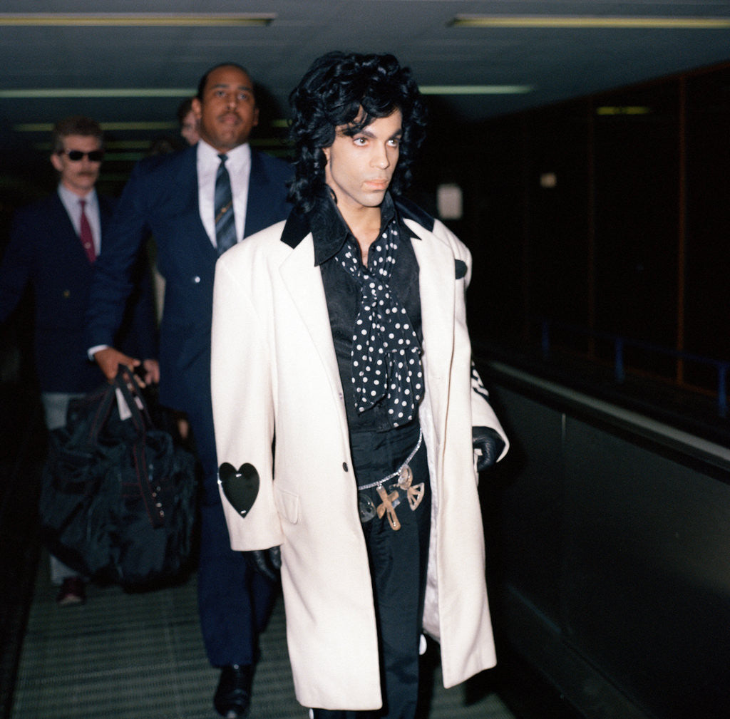Detail of Prince, 1988 by Dennis Stone