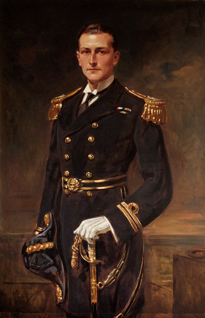 Detail of Lt. Edward Newdigate Boulton R.N. by Leon Sprinck
