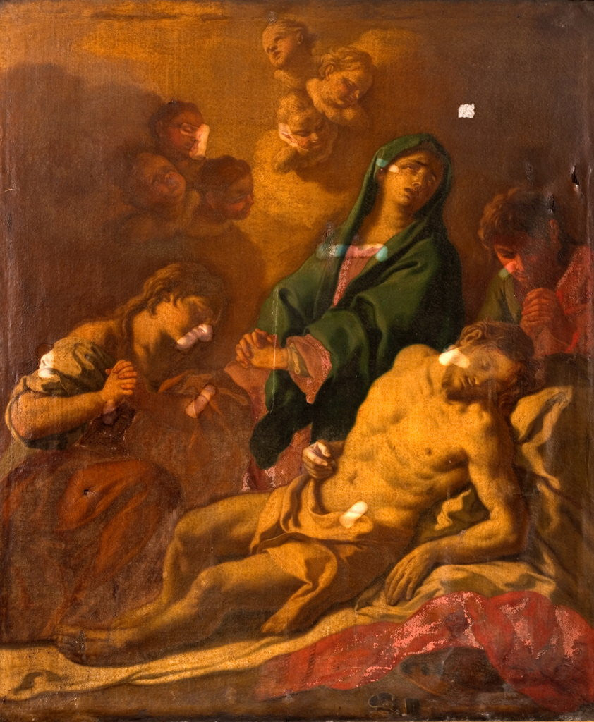 Detail of Pietà by Titian