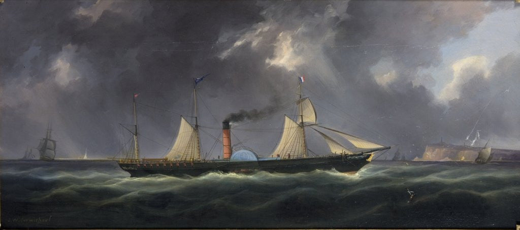 Detail of Leith and Newcastle Packet by John Wilson  Carmichael