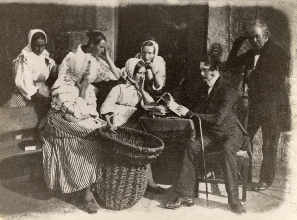 Detail of The Pastor's Visit by David Octavius Hill and Robert Adamson