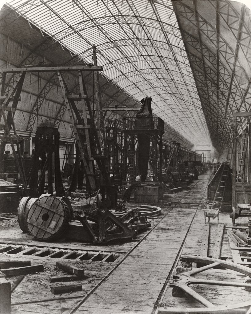 The machinery annexe at the Paris Exhibition by Unknown