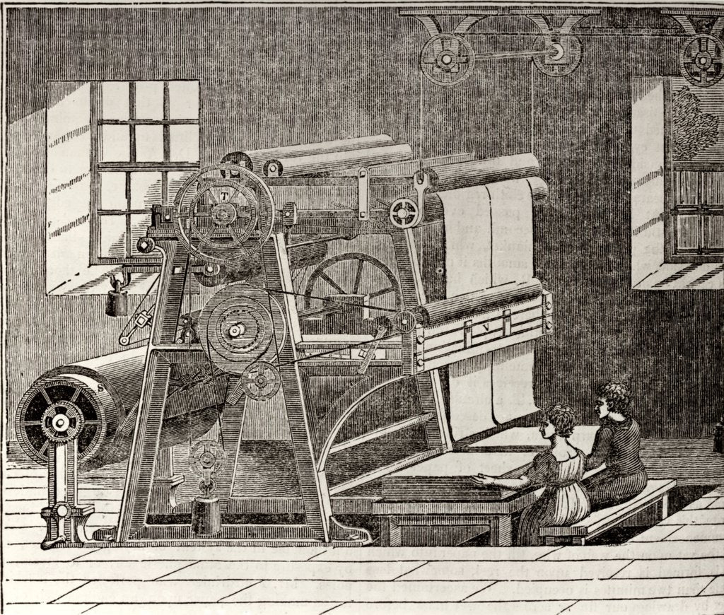 Detail of Paper Cutting Machine by Unknown