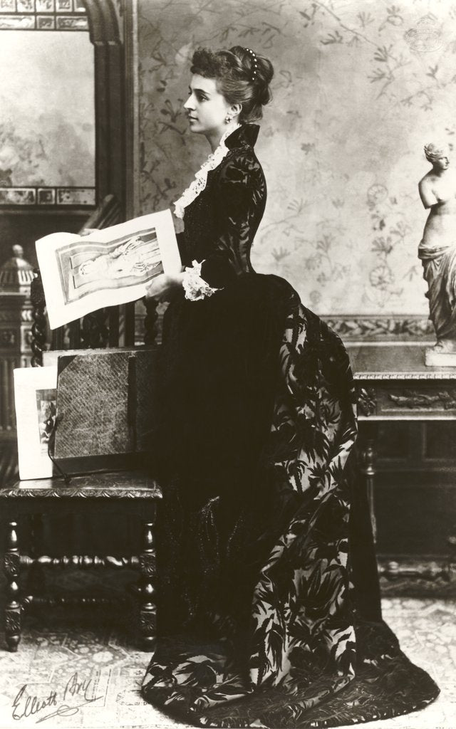 Detail of Miss Wright by Elliott & Fry