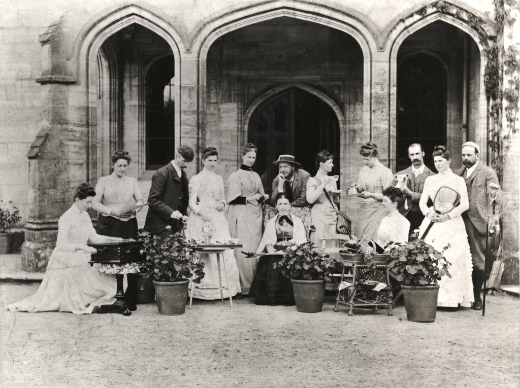 Detail of Family Group during Whitsuntide by Unknown