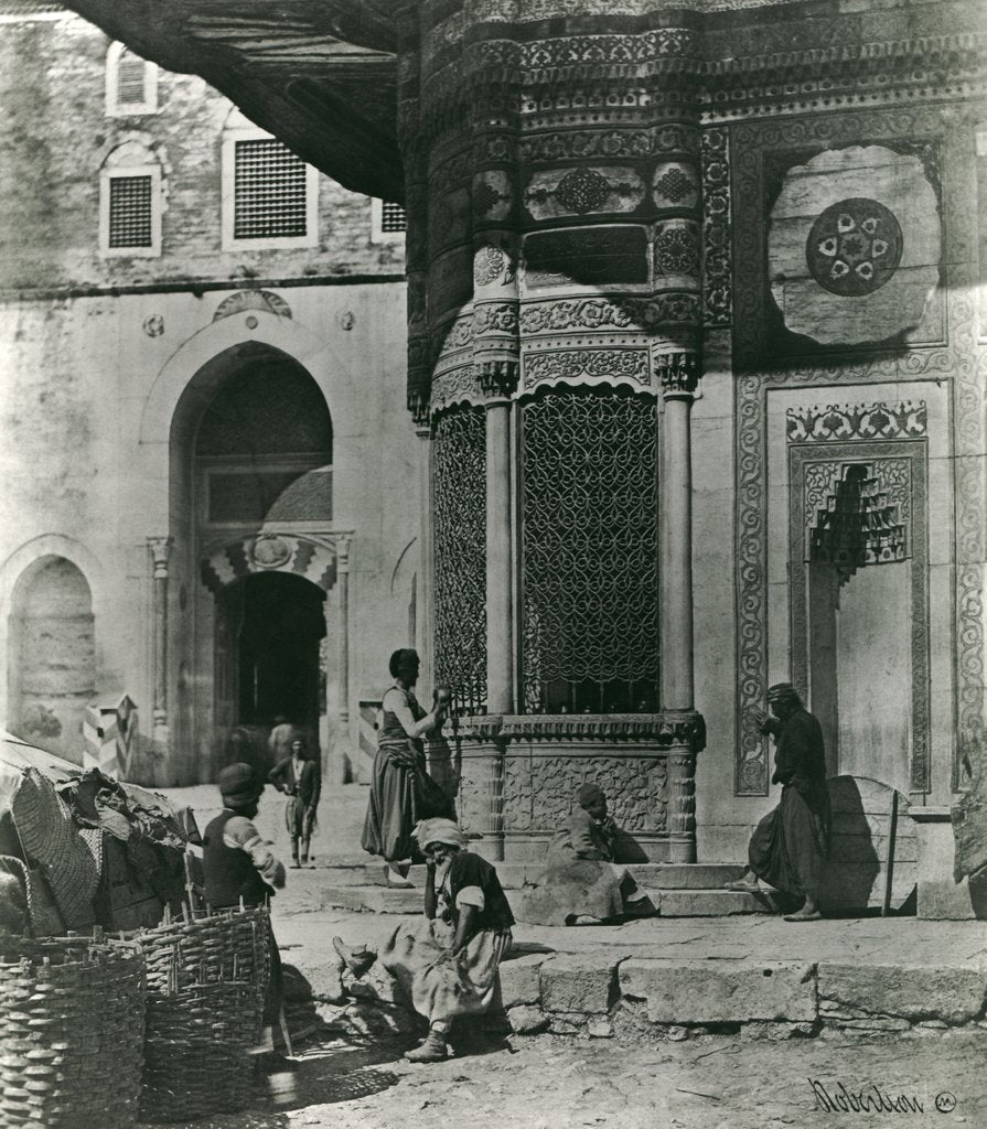 Detail of Imperial Gate of Serglio and corner of fountain of St Sophia by James Robertson