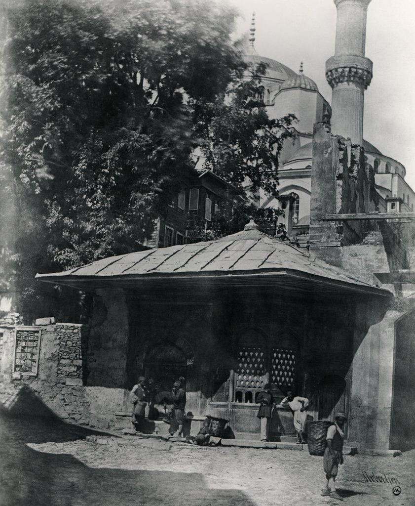 Detail of Constantinople building by James Robertson