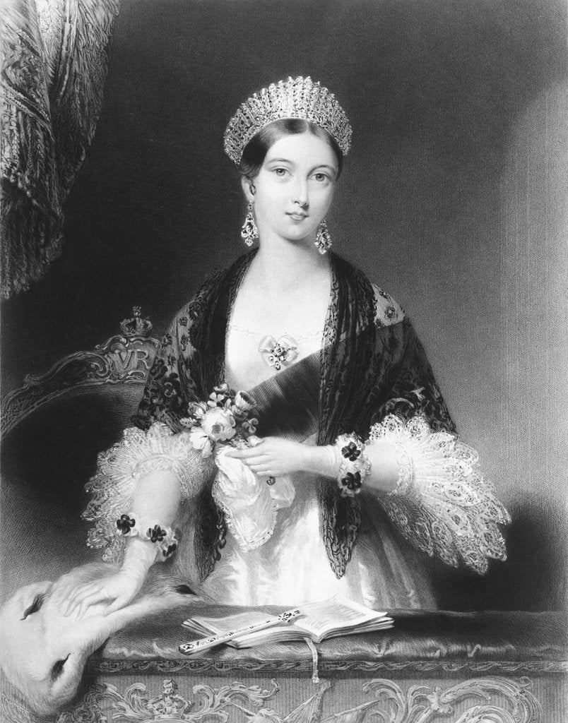 Detail of Queen Victoria at Drury Lane in her Box by Anonymous