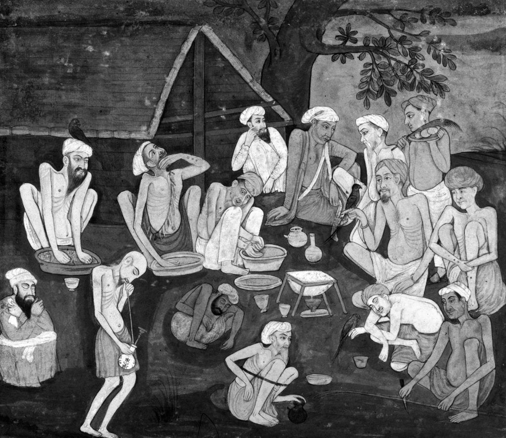 Detail of Assembley of Faqirs by Anonymous