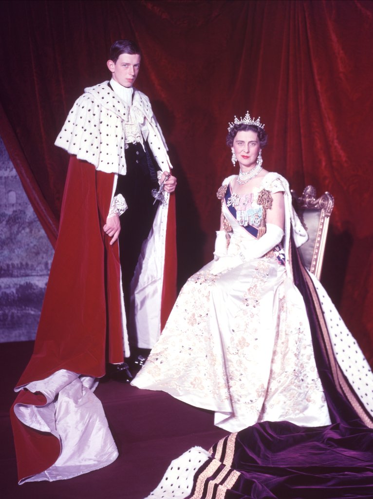 Detail of The Duke of Kent and his mother, the Duchess of Kent by Cecil Beaton