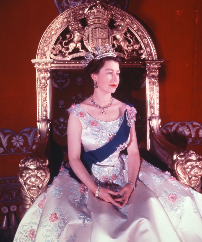 Detail of Queen Elizabeth II by Cecil Beaton