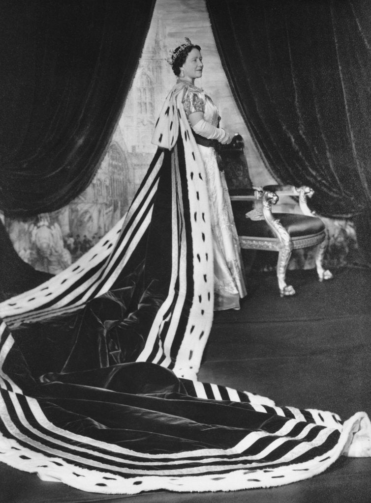 Detail of Queen Elizabeth, The Queen Mother by Cecil Beaton
