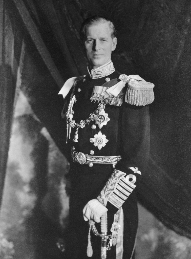 Detail of Prince Philip, Duke of Edinburgh by Cecil Beaton