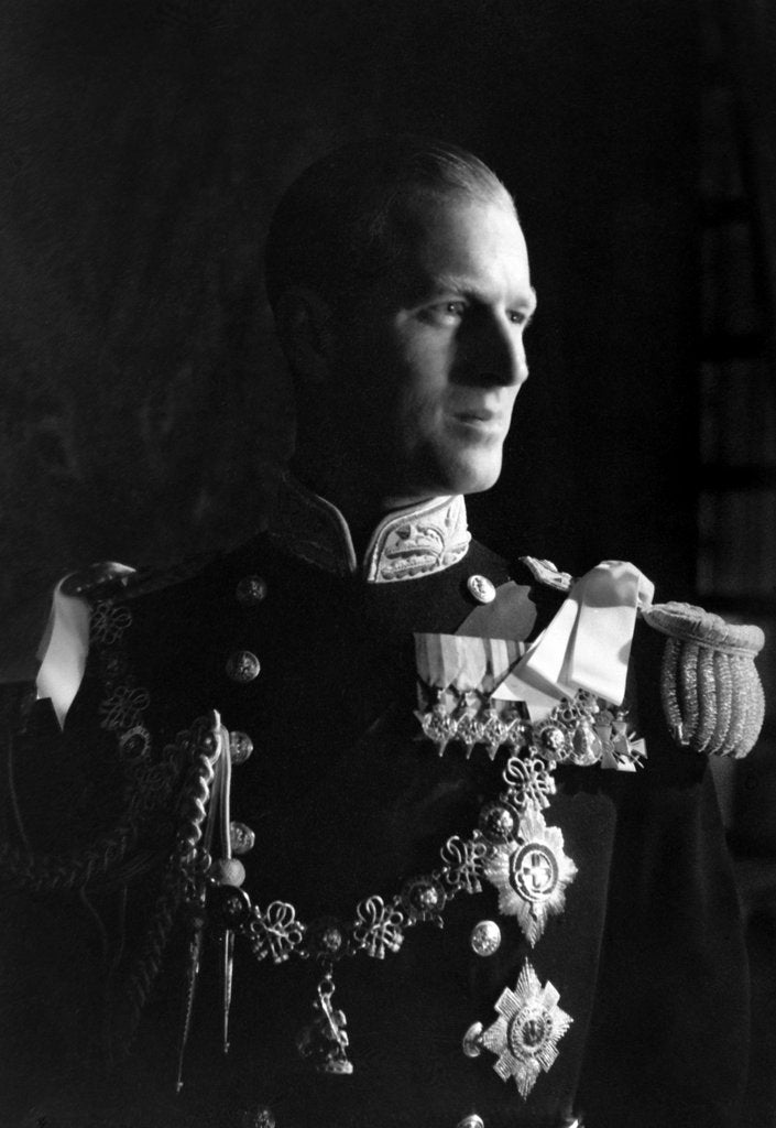 Detail of Prince Philip, Duke of Edinburgh by Cecil Beaton