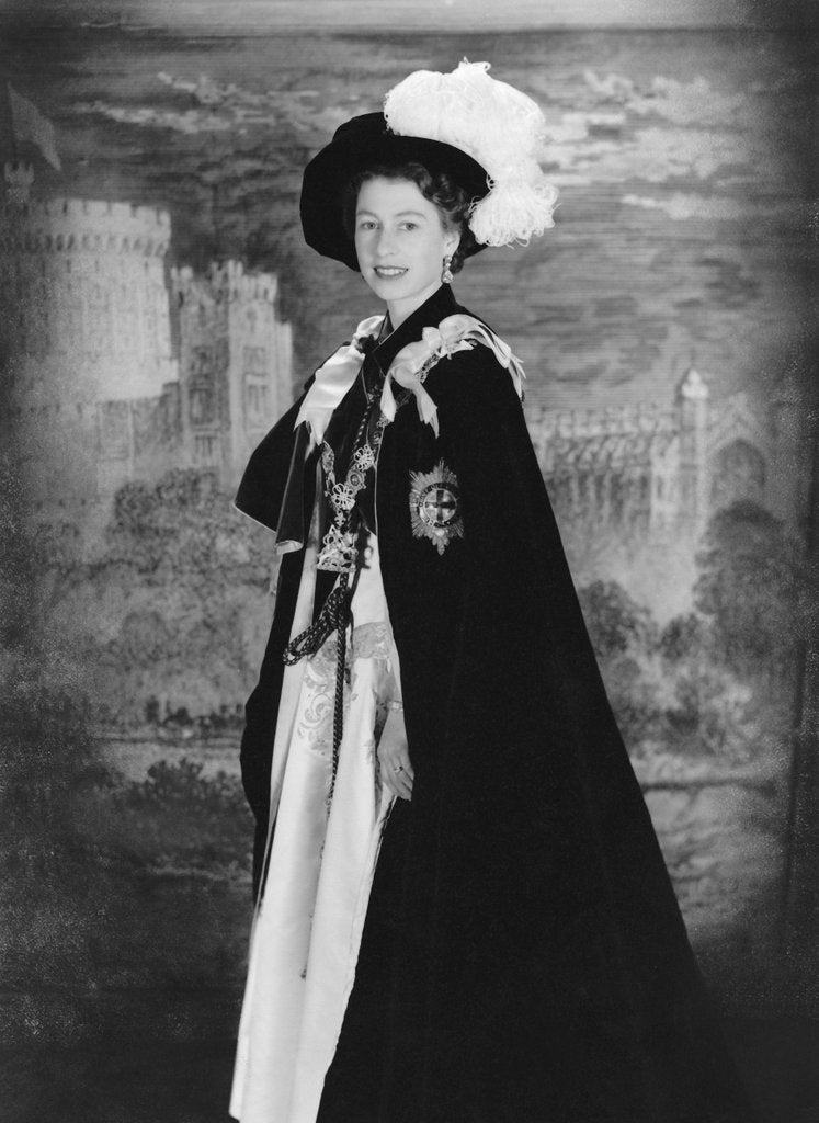 Detail of Queen Elizabeth II by Cecil Beaton