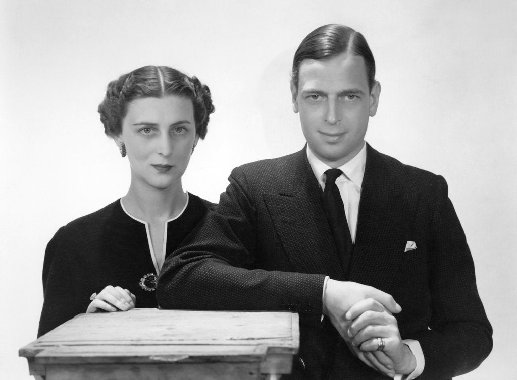 Detail of The Duke and Duchess of Kent by Cecil Beaton