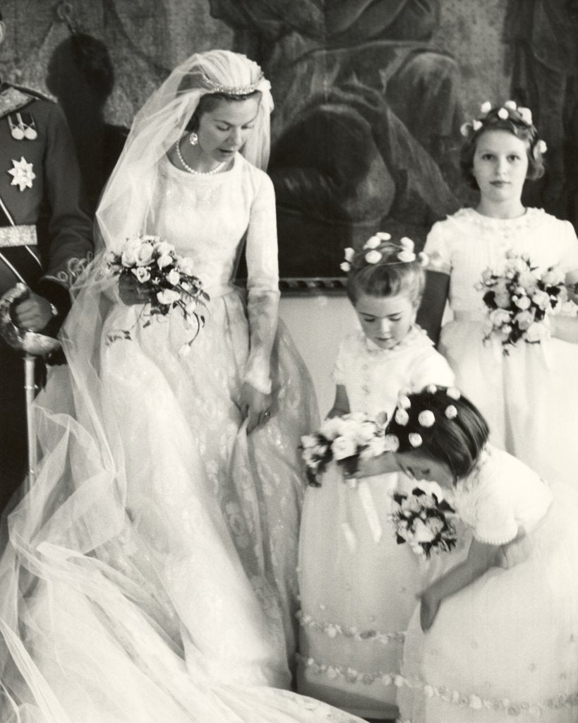 Detail of The Wedding of Prince Edward, Duke of Kent and Katharine Worsley by Cecil Beaton