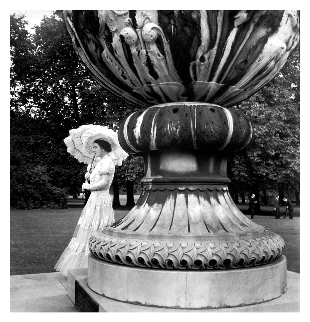 Detail of Queen Elizabeth, The Queen Mother by Cecil Beaton
