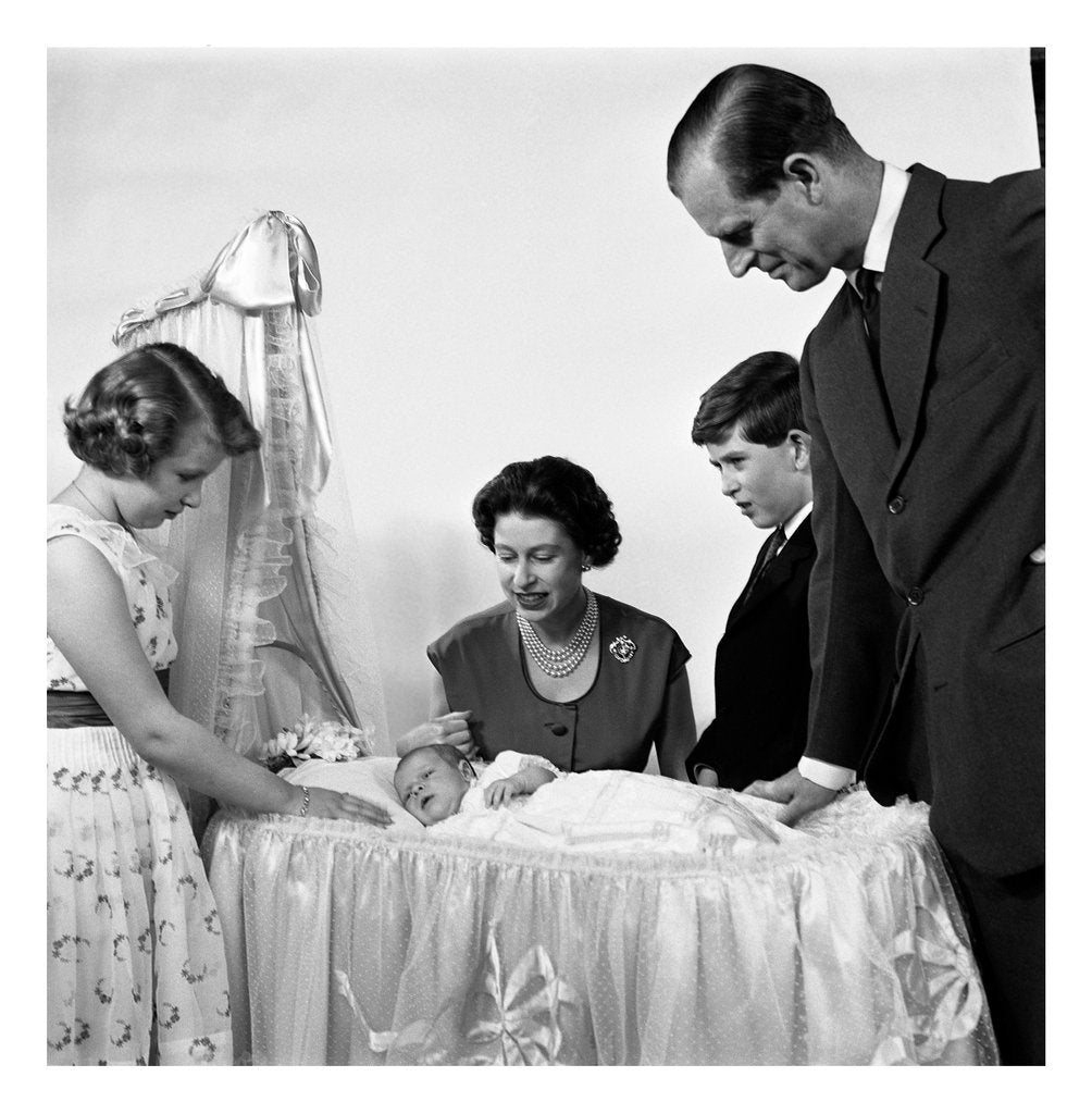 Detail of Queen Elizabeth II and family by Cecil Beaton