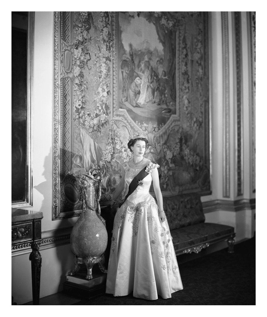 Detail of Queen Elizabeth II by Cecil Beaton