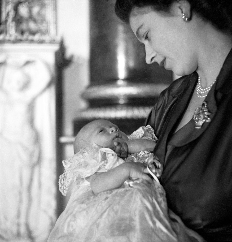 Detail of Princess Elizabeth and Prince Charles by Cecil Beaton