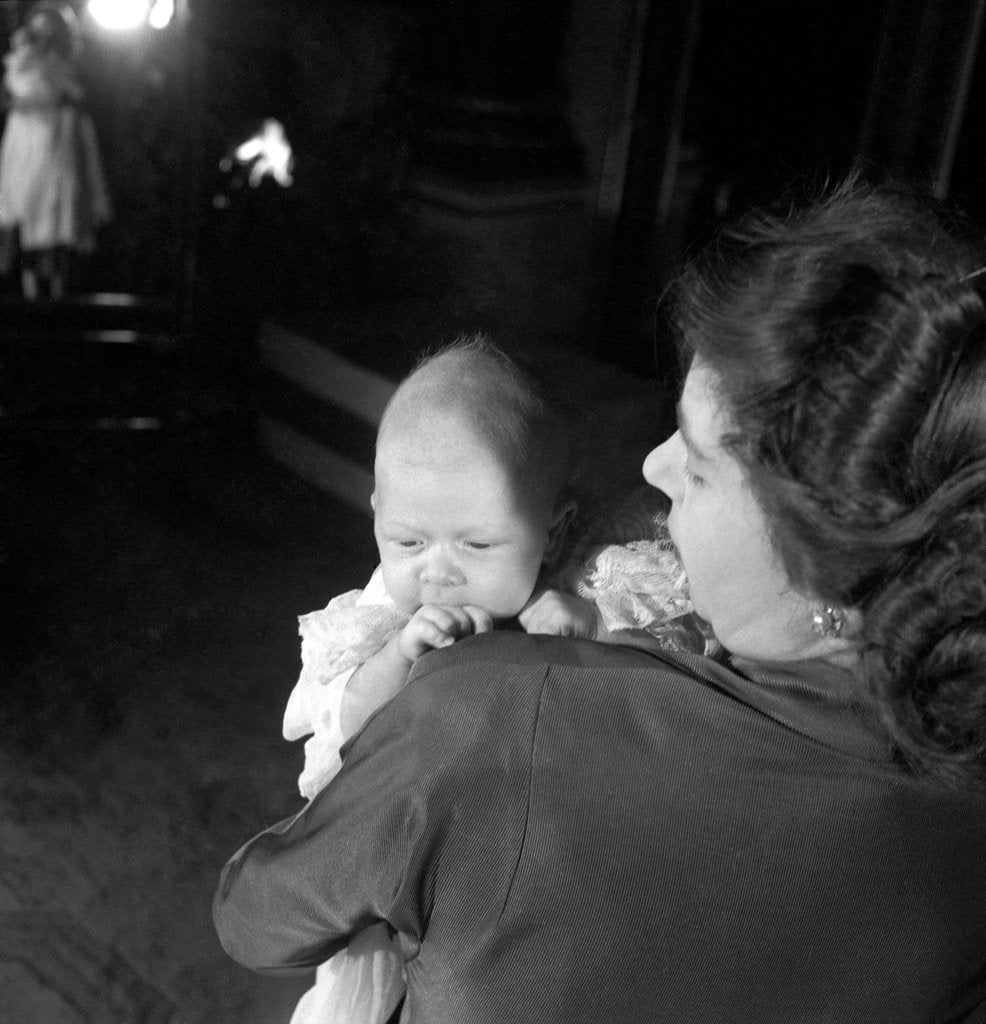 Detail of Princess Elizabeth and Prince Charles by Cecil Beaton