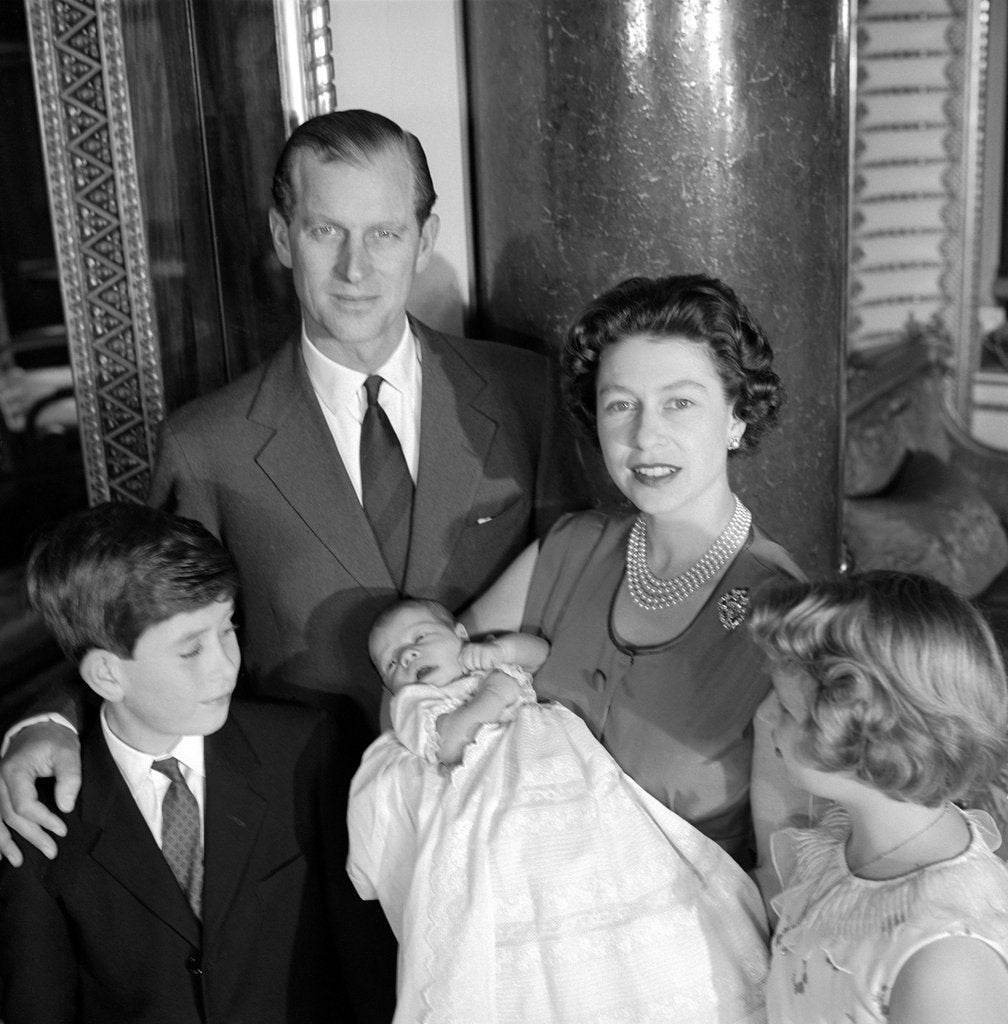 Detail of Queen Elizabeth II and family by Cecil Beaton