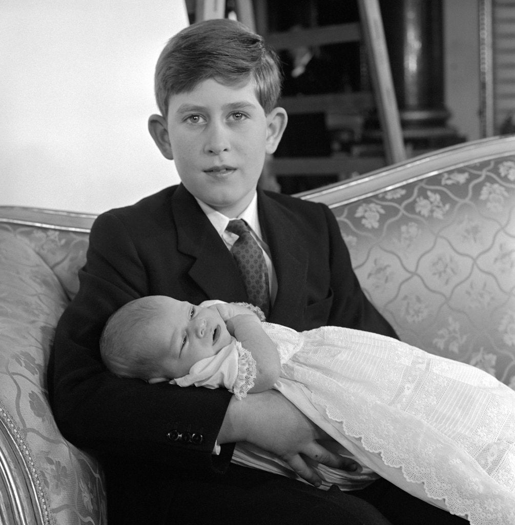 Detail of Prince Charles and Prince Andrew by Cecil Beaton