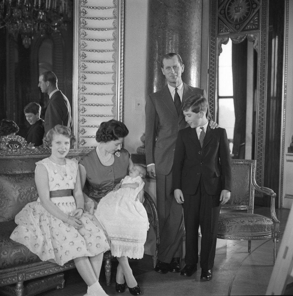 Detail of Queen Elizabeth II and family by Cecil Beaton