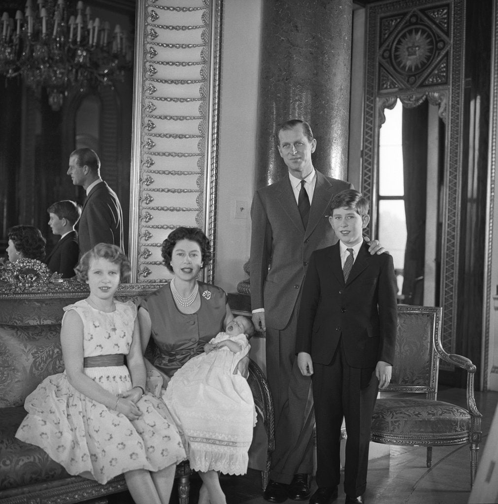 Detail of Queen Elizabeth II and family by Cecil Beaton